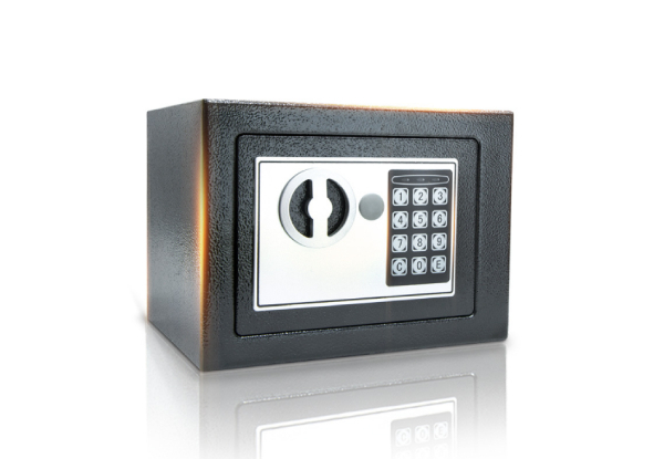 Compact Electronic Safe - Three Colours Available with Free Delivery
