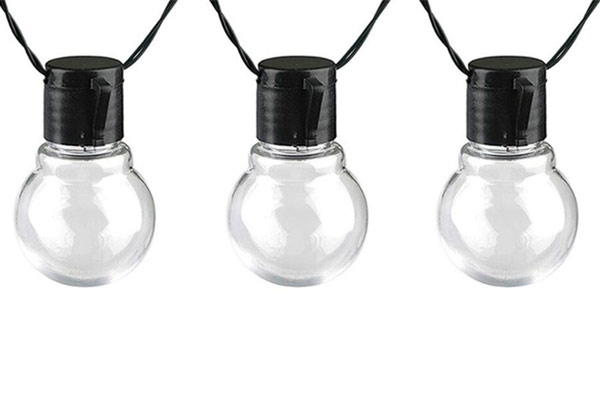 Retro Solar-Powered String Light Bulbs with Free Delivery