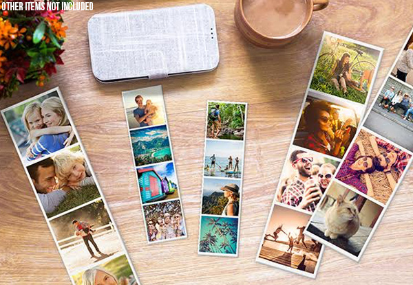 10-Pack of Mini Photo Print Strips - Option for Six-Pack of Medium Strips Available