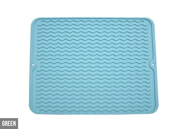 Silicone Heat Resistant Dish Mat - Three Colours Available - One or Two Pack
