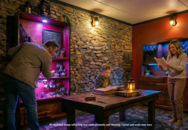 School of Wizardry Escape Room at Escape Rooms Takapuna from $37 per Child or $39 per Adult