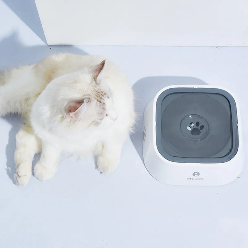 Pet Floating Plate Water Bowl Dispenser - Four Colours Available