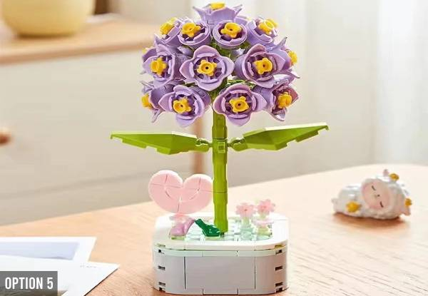 DIY Flower Bouquet Building Blocks Set - Nine Options Available