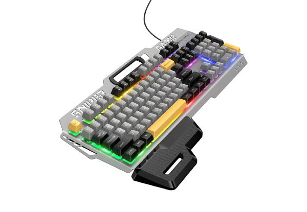 Hoco RGB Ergonomic Wired Gaming Keyboard with Wrist Rest