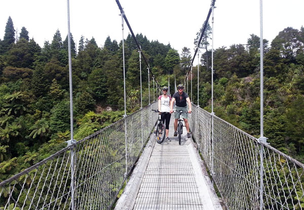 Full-Day Adventure for One-Person incl. Mountain Biking the Waikato River Trail & Kayaking Lake Karapiro - Options for up to Four-People & to incl. Bike Hire
