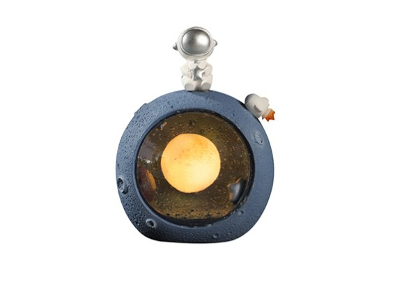 Resin Space Astronaut Bedroom Lamp - Two Colours Available