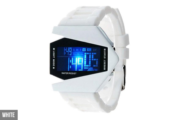 50-Metre Water Resistant Digital Watch - Two Colours Available with Free Delivery