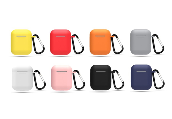 Soft Silicone Earphone Case Compatible with AirPods - Eight Colours Available