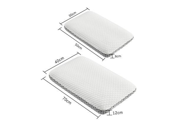 Memory Foam Pillow - Two Sizes Available