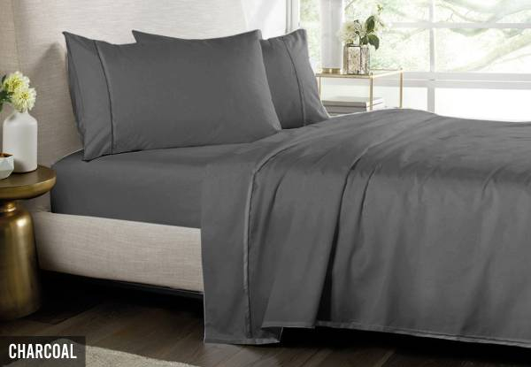1000TC Egyptian Cotton Sateen Sheet Set - Available in Seven Colours & Three Sizes
