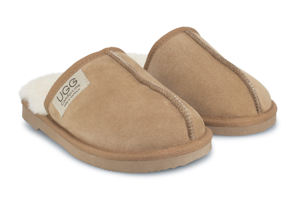 Ugg Australian-Made Water-Resistant Essentials Classic Unisex Sheepskin Scuffs - 10 Sizes Available