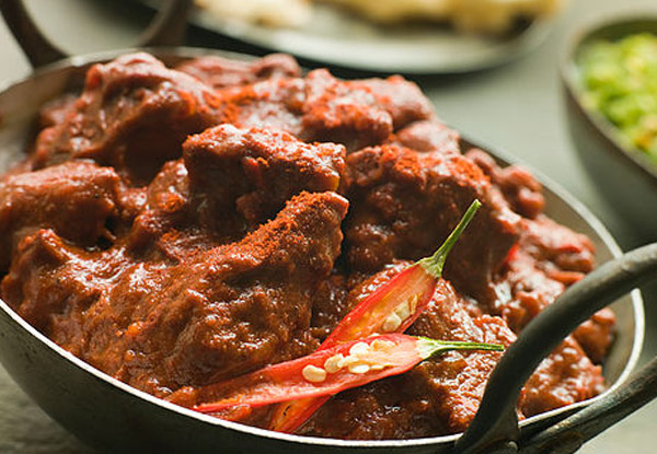 $29 for Two Entrees & Two Curries with Rice or $41 for a Two-Course Banquet for Two People