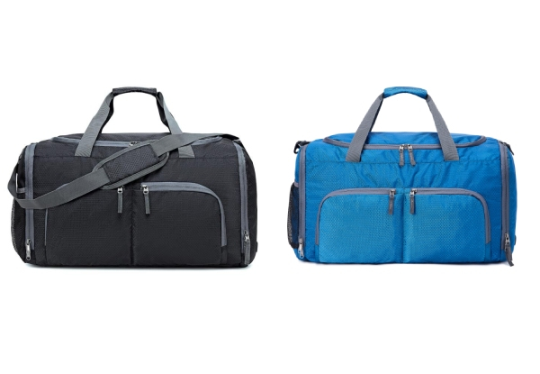 Sports Duffel Bag with Shoe Compartment - Available in Two Colours with Free Delivery