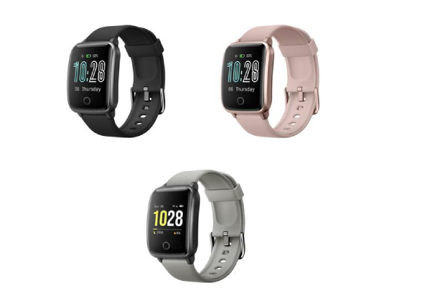 FitSmart Waterproof Bluetooth Heart Rate Monitor Smart Watch - Three Colours Available