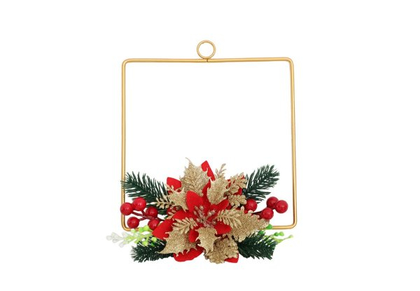 Christmas Hanging Door Wreath - Three Shapes Available & Option for Two