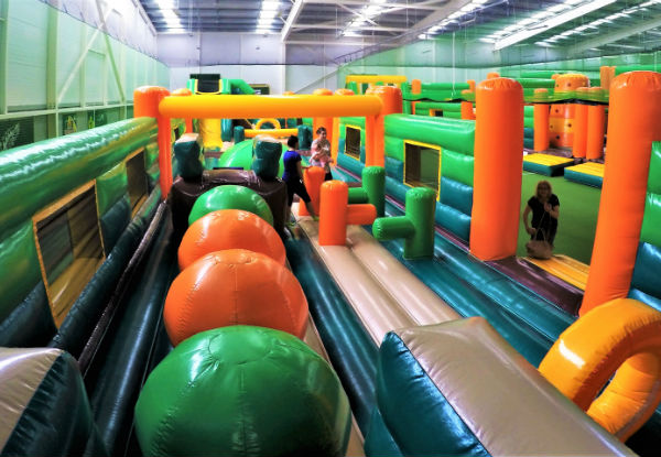 One Entry Into Mission: Inflatable - Option for Two Entries -  Valid Sundays Only at both Wellington & Hutt Park Locations