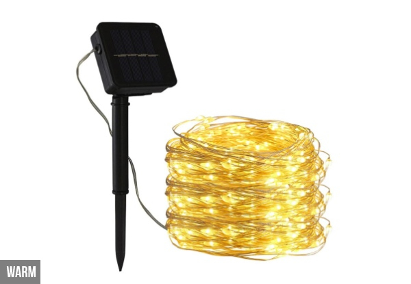LED Solar String Fairy Light - Five Colours Available
