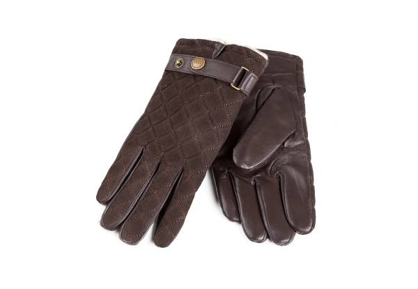 Ugg Men's Quilted Touchscreen Gloves - Available in Two Colours & Four Sizes
