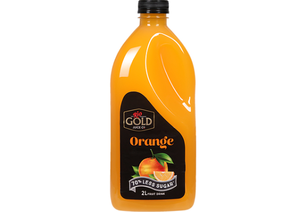 Six-Pack of 2L Rio Gold Juice Co Bottles - Three Flavours Available & Option for Mixed Case