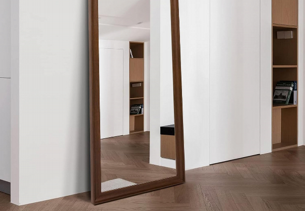 Full-Length Wooden Frame Mirror