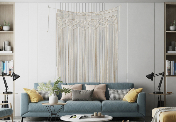 Boho Woven Macrame Curtain - Two Sizes Available