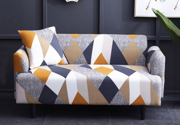 Stretch Colourful Sofa Cover - Three Colours & Four Sizes Available