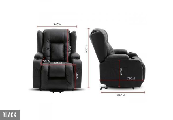 Electric Massage Chair Recliner Sofa - Two Options Available