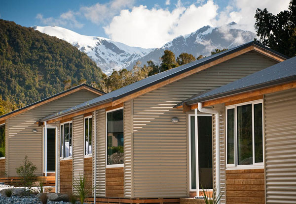 One-Night Franz Josef Alpine Retreat Stay for up to Four People incl. Continental Breakfast - Options for Three Nights