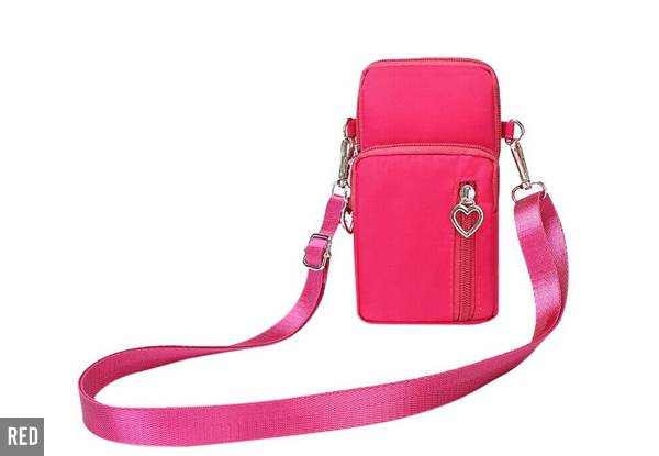 Water-Resistant Mobile Cross-Body Bag - Four Colours Available with Free Delivery