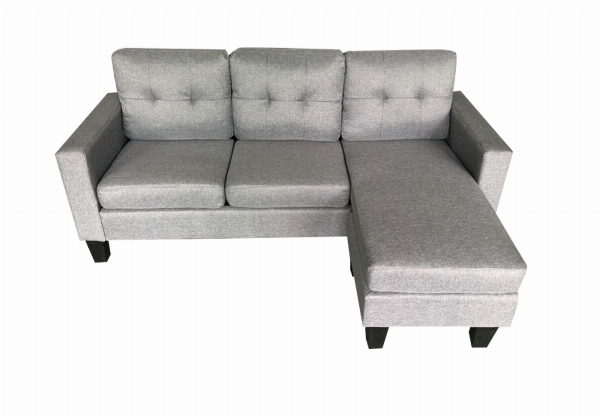 Robyn Sectional Sofa Set with Ottoman Linen - Three Colours Available