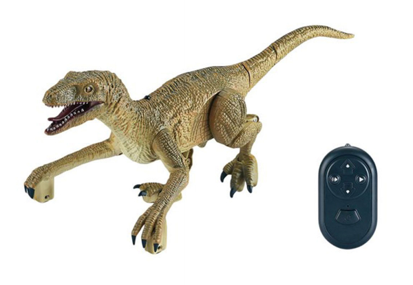 2.4G Remote Control Walking Roaring Dinosaur Toy - Available in Two Colours & Option for Two-Pack