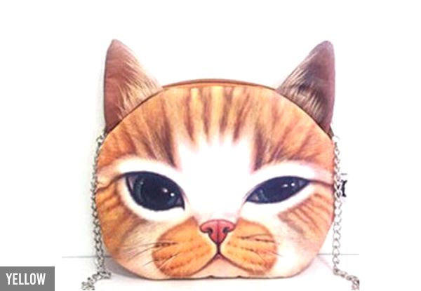 Cat Crossbody Bag - Four Colours Available with Free Delivery