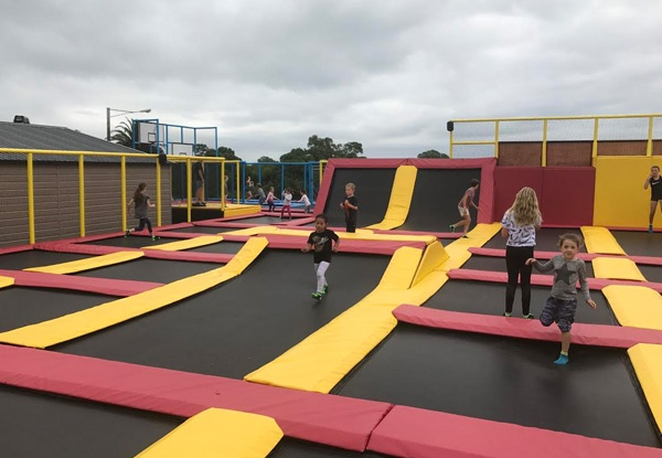Two-Hour Trampoline Pass for Four People incl. Two Family-Sized Homemade Pizzas - Option for Six People incl. 3 Pizzas