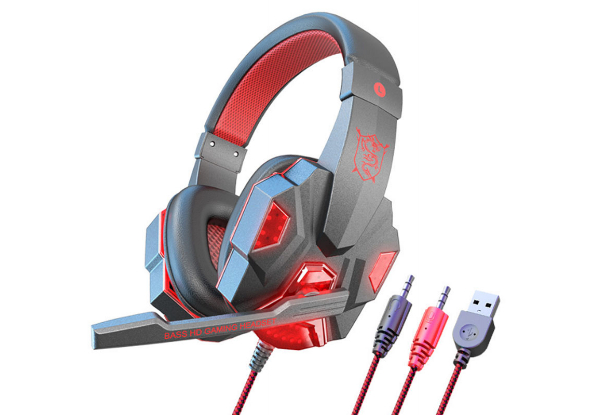 PC Gaming Headset with Microphone - Available in Three Colours & Option for Two