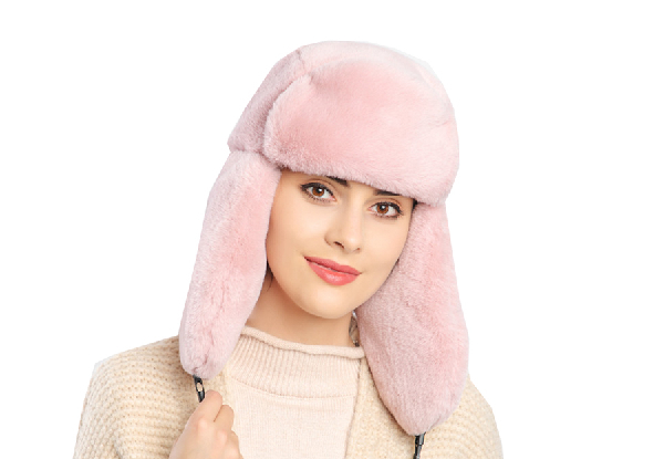Warm Fleeced Earmuffs Hat - Five Colours Available