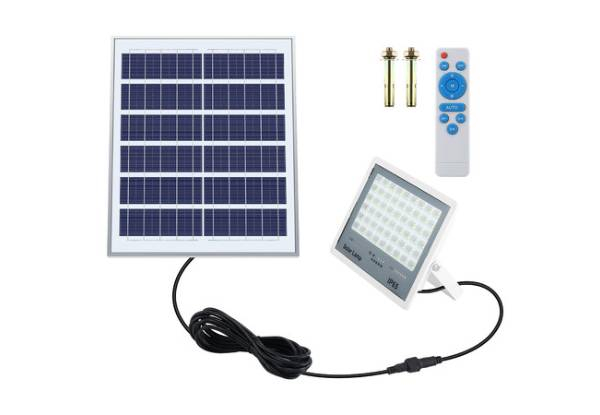 Solar Sensor Street Flood Light with Remote - Two Options Available