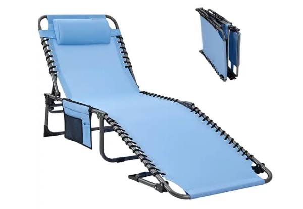 Foldable Beach Lounge Chair