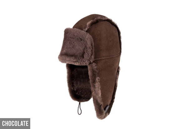 Ozwear Ugg Button Aviator Hat - Two Colours & Two Sizes Available
