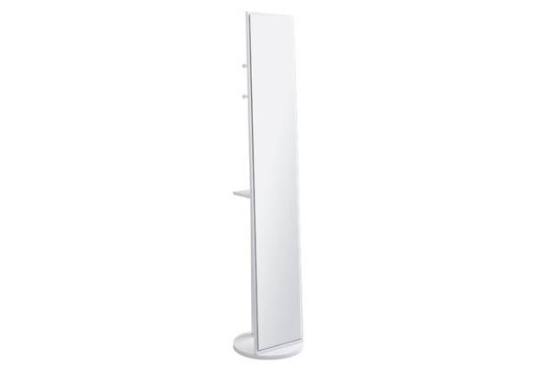 Large Full-Length Rotating Mirror with Storage  - Available in Two Colours