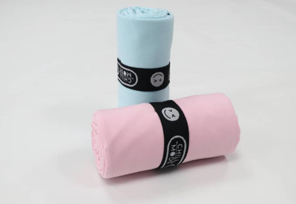 Chillmode Travel Microfibre Towel - Three Colours Available