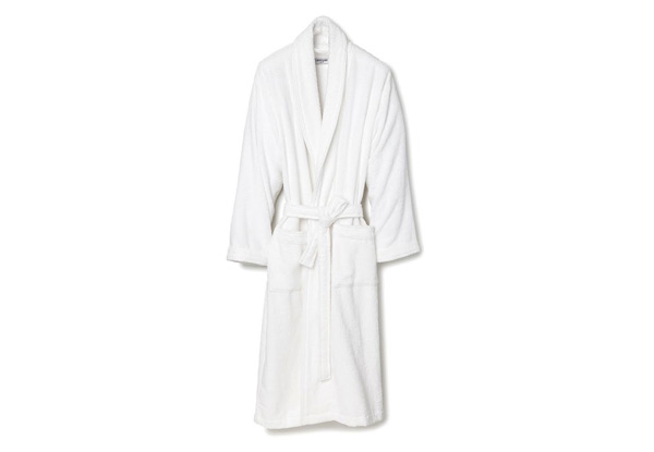 Canningvale Cotton Terry White Bathrobe incl. Nationwide Delivery