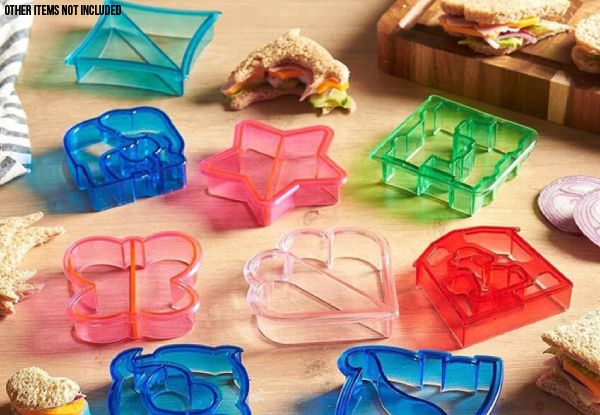 Nine-Piece Sandwich Bread Mould Cutters - Option for 18 Pieces with Free Delivery