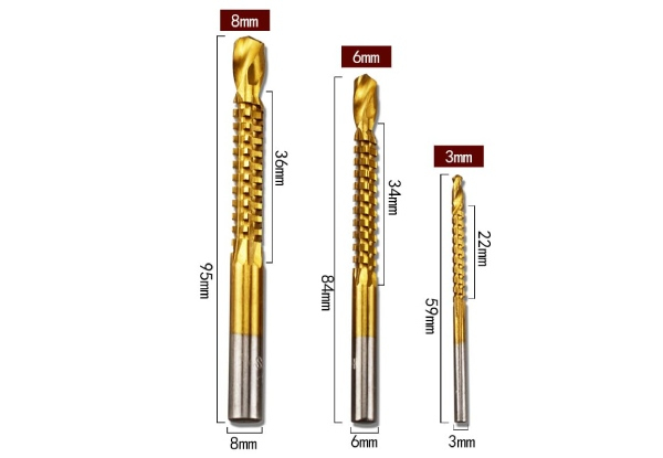 Six-Piece Step Drill Bit Set