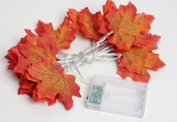3M Maple Leaf 20 LED String Light - Option for Two Available