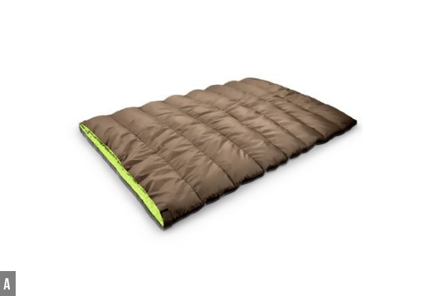 Mountview Double Sleeping Bag - Three Styles Available