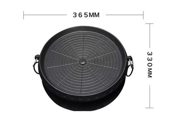 Portable Round BBQ Stone Grill