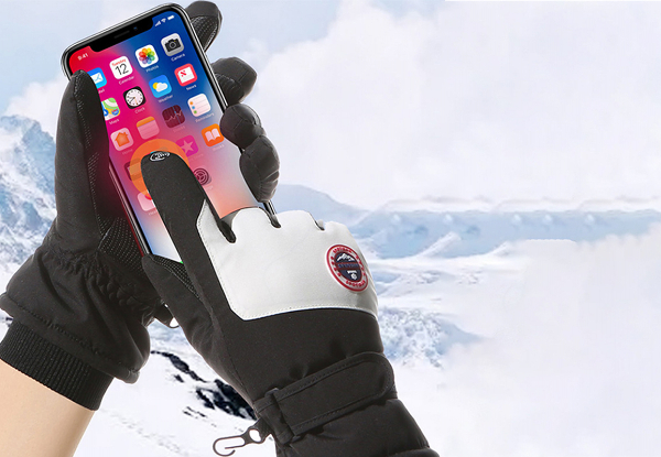 Touch Screen Winter Warm Ski Gloves - Available in Three Colours & Two Sizes