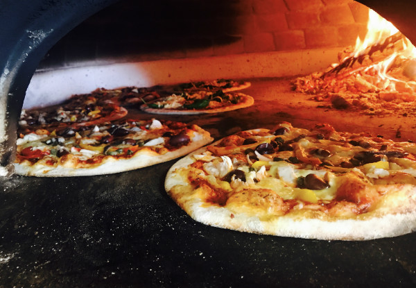One Woodfire Takeaway Pizza - Option for Two Pizzas