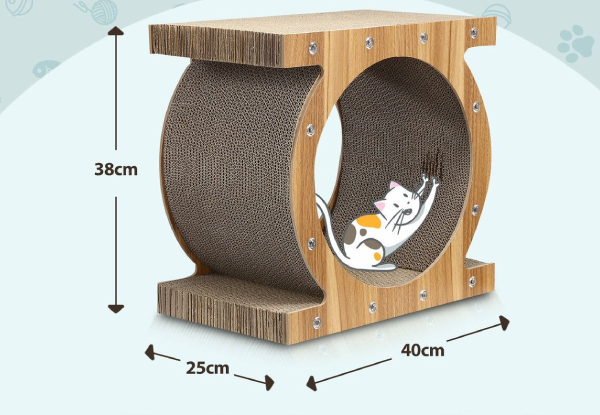 Cardboard Cat Scratcher - Four Shapes Available