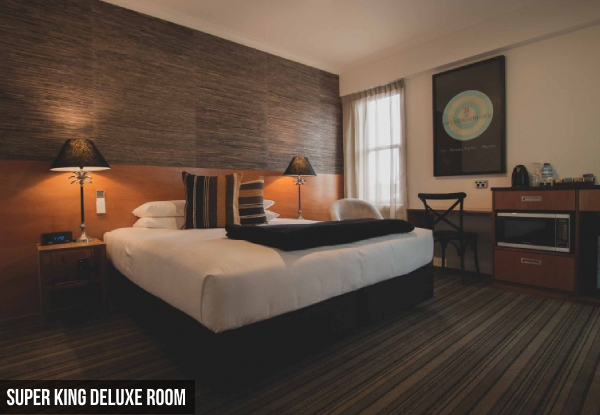 One Night Stay for Two People in a Queen Deluxe Room incl. WiFi, Pass for SnapFitness, Early Check-In, Late Check Out & More - Options for Two Nights & Super King Deluxe Room